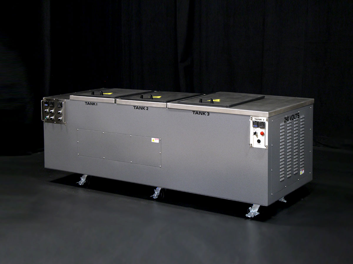 Multi Stage Ultrasonic Cleaner Unit 3 Stage