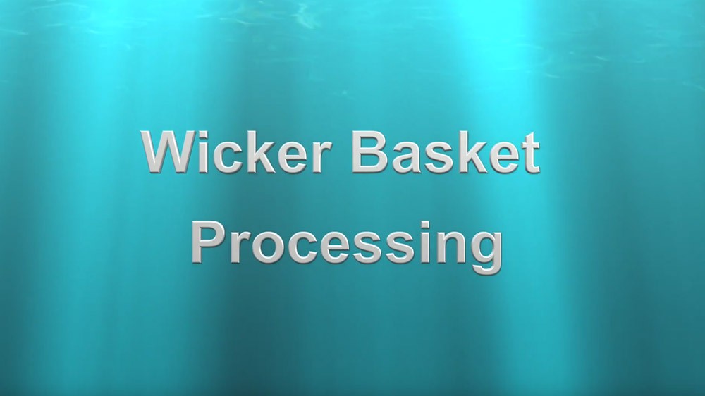 wicker basket contents processing