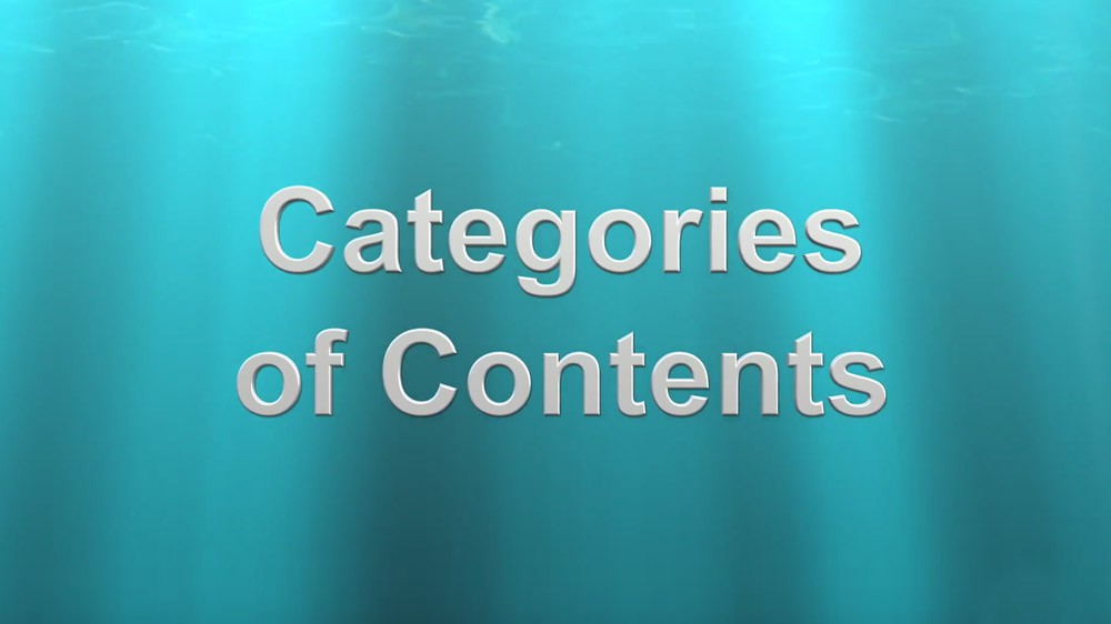 contents cleaning categories