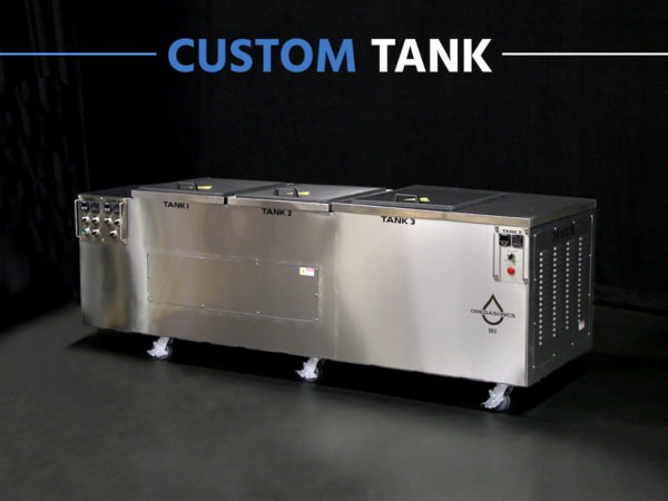 custom ultrasonic multi tank washer