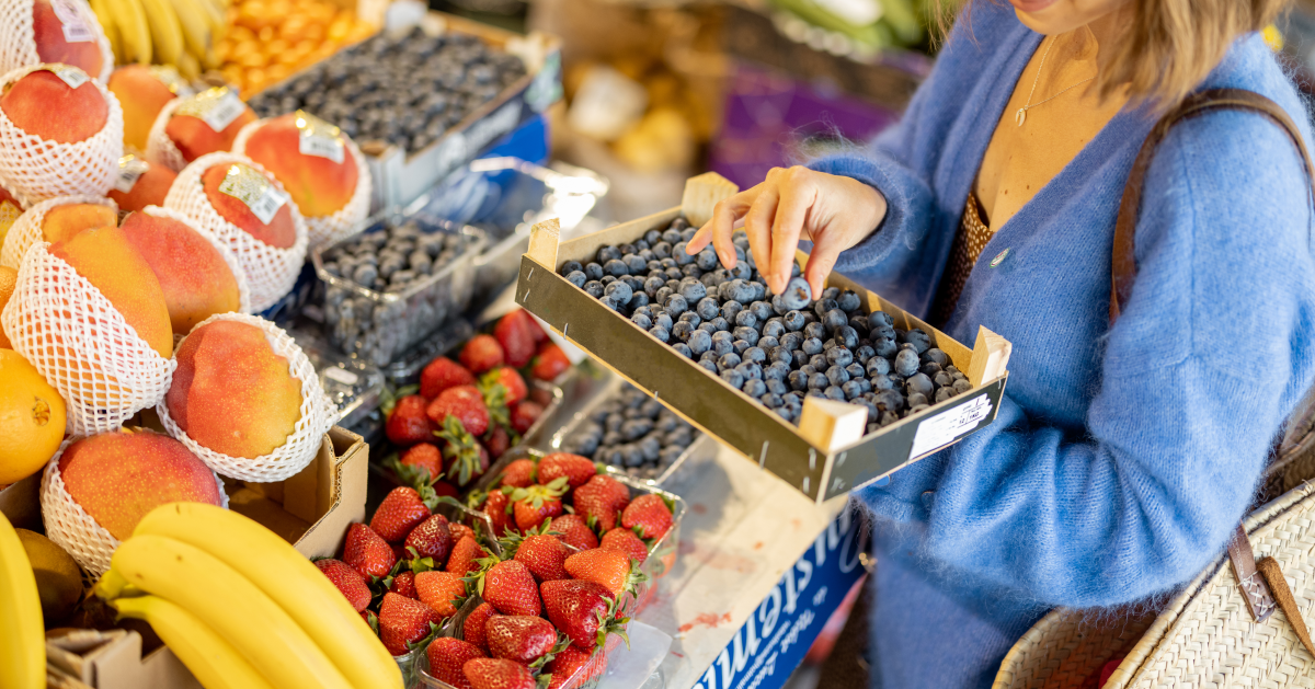 cleaning fruit and vegetables