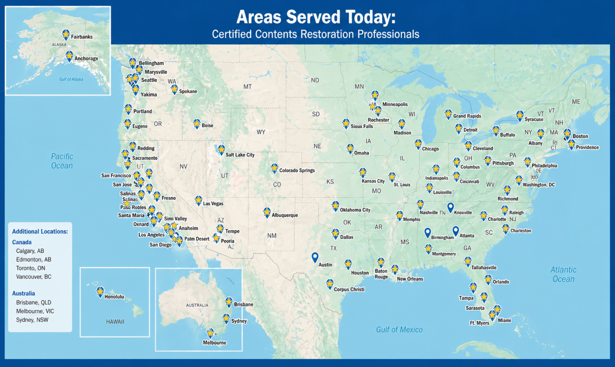 Omegasonics contents restoration locations map